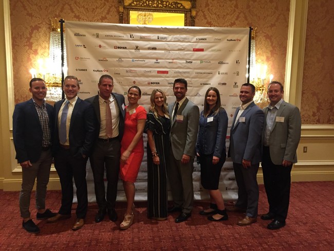 Members of the LGCY Power team, led by CEO Doug Robinson (middle) attending the Fast 50 awards banquet at the Grand America Hotel in downtown Salt Lake City, Utah. This is the second year in a row that LGCY Power has been named one of the fastest growing companies in Utah.