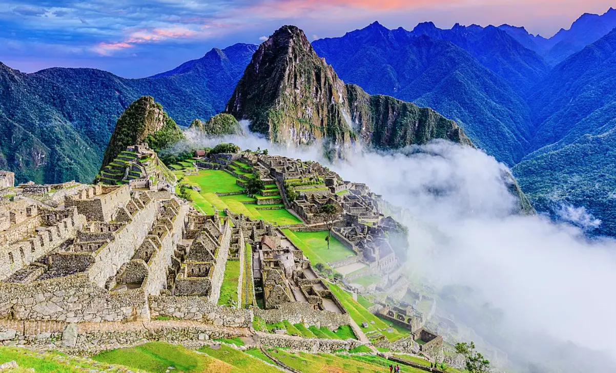 Drone shot of Peru
